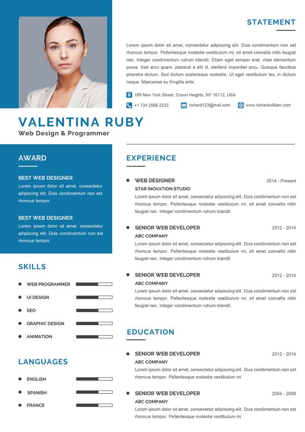 Engineer CV Design