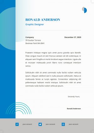 Eye Catching Cover Letter Template