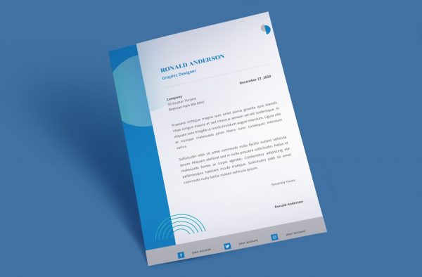 Eye Catching Cover Letter Template