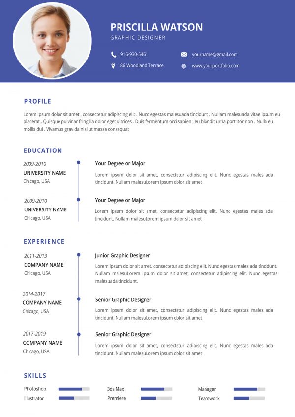 Flexible CV Template