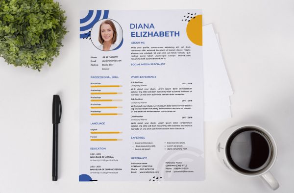 Hostess CV Design