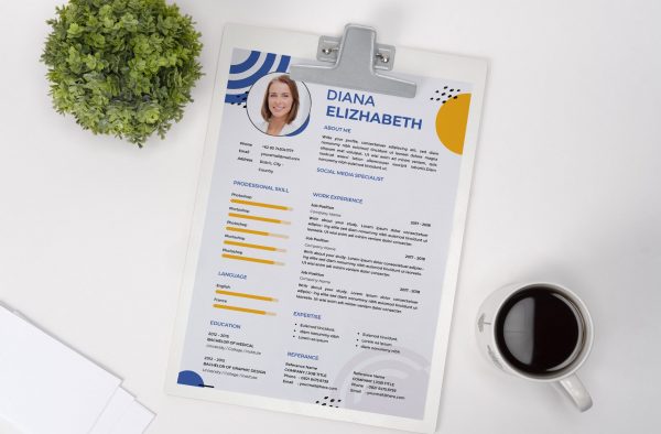 Hostess CV Design