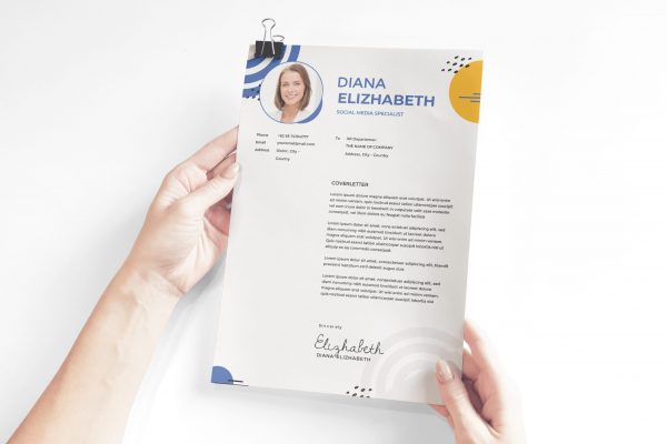 Hostess Cover Letter Design