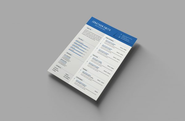 Innovative CV Template 1