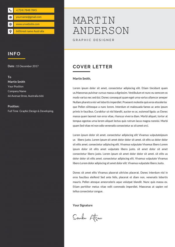 Interior Designer Cover Letter Word