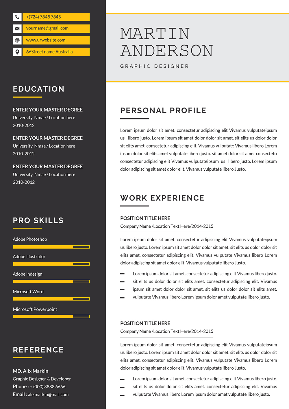 design a resume
