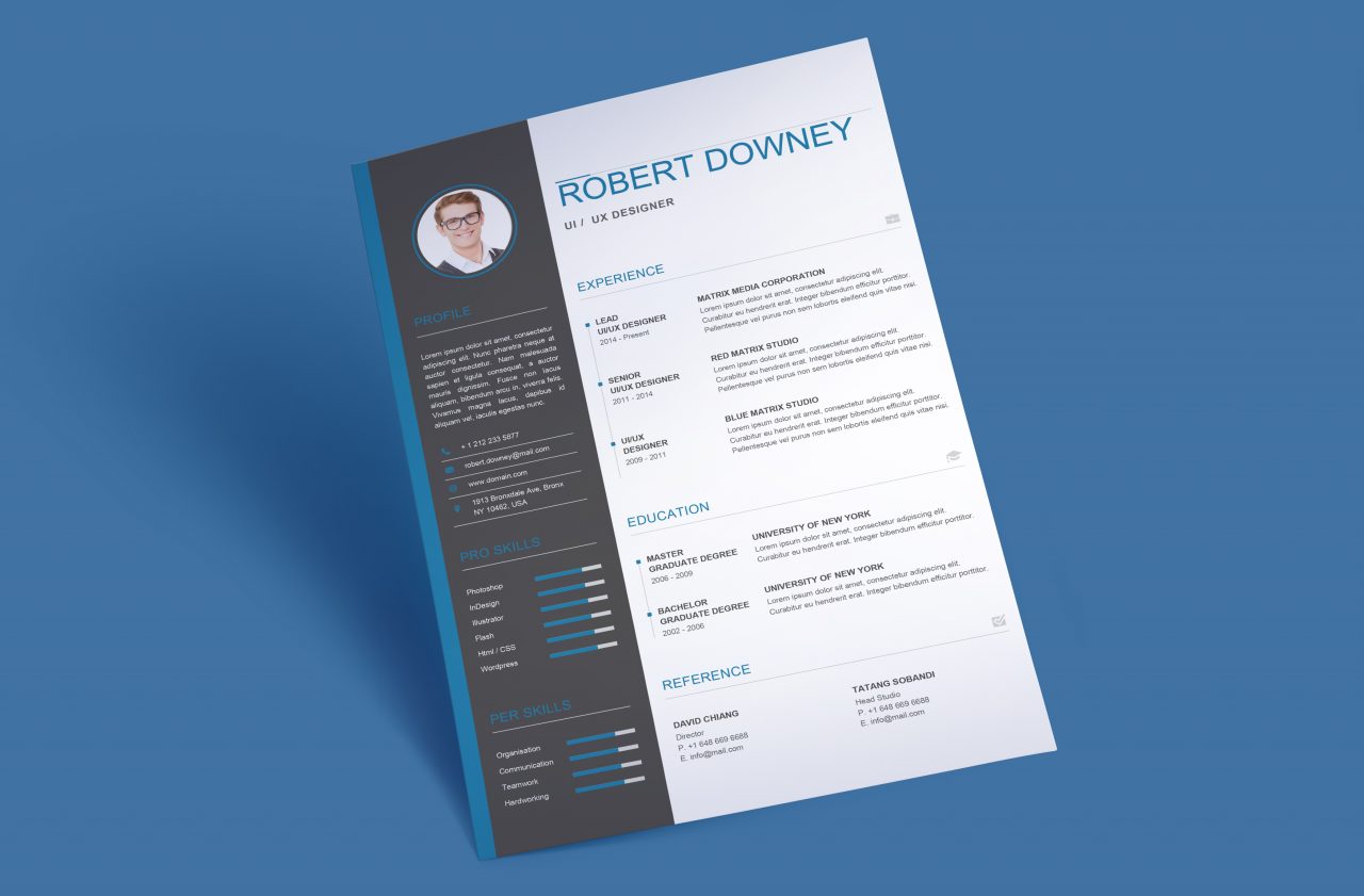 Junior Resume Template in Word Format to Download | Junior CV Template