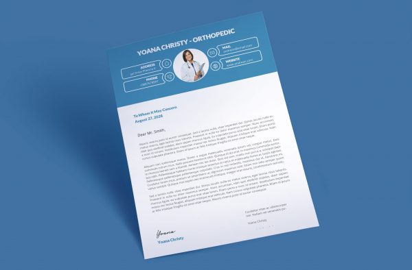 Minimalist Professional Cover Letter Template