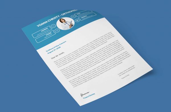 Minimalist Professional Cover Letter Template