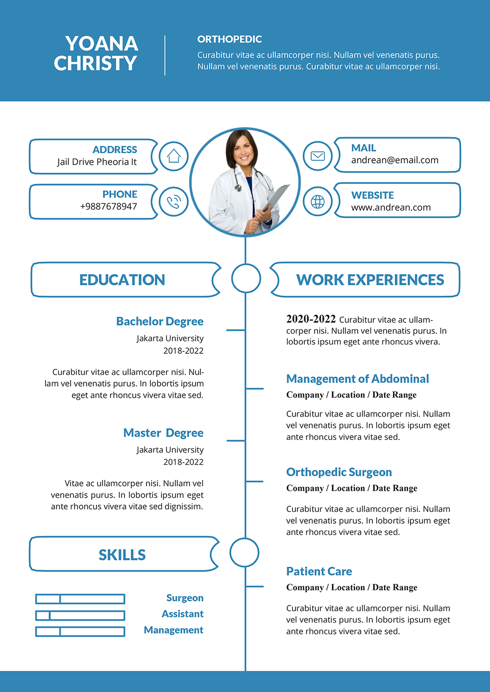 free professional resume template download