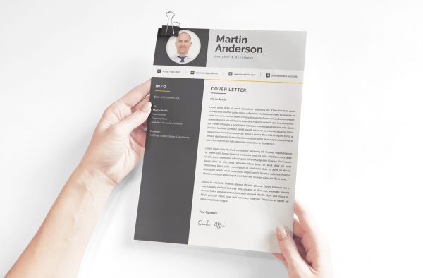 Modern Cover Letter Design