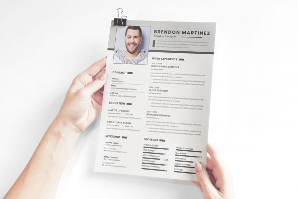 Modern Curriculum Vitae Template