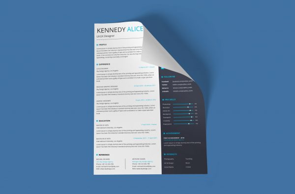 Modern Structured CV Template