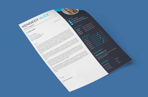 Modern Structured Cover Letter Template