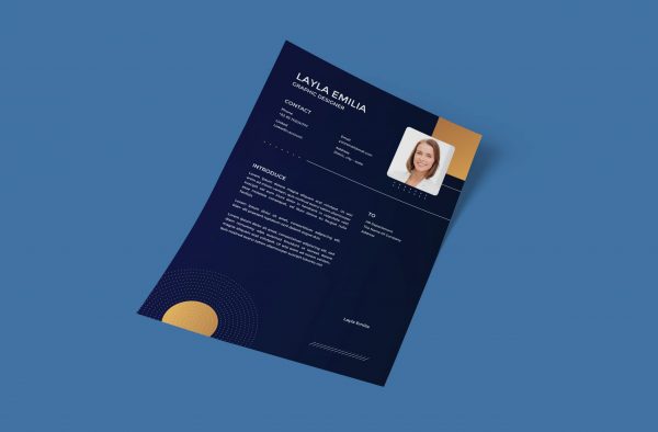 Modern Style Cover Letter Template Word