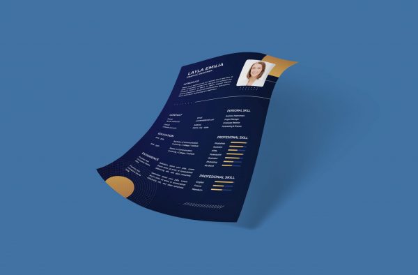 Modern Style Resume Template Word