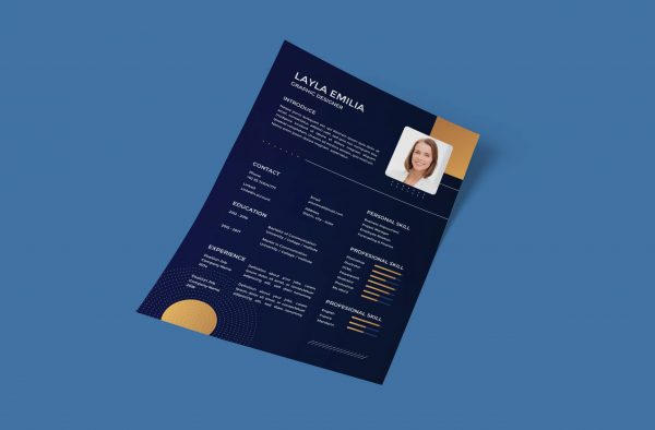 Modern Style Resume Template Word