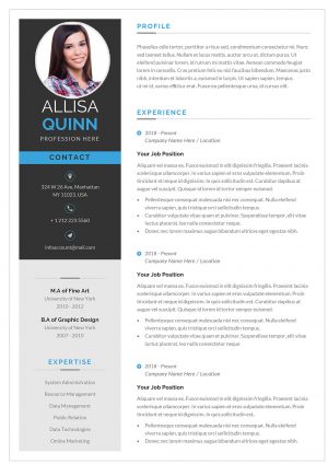 Novo Resume Template for 2021