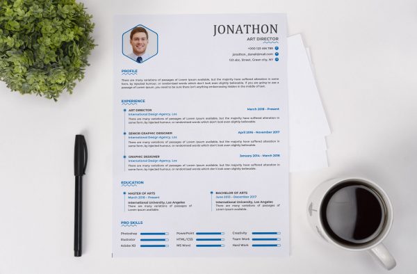 Optimized CV Template