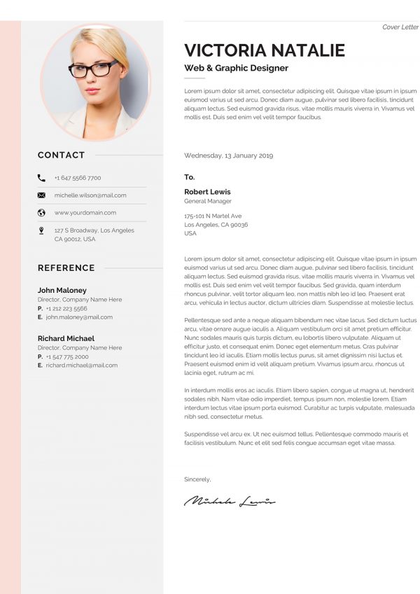 Professional Cover Letter Format