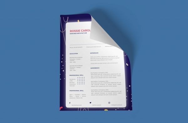 Simple Creative Resume Template