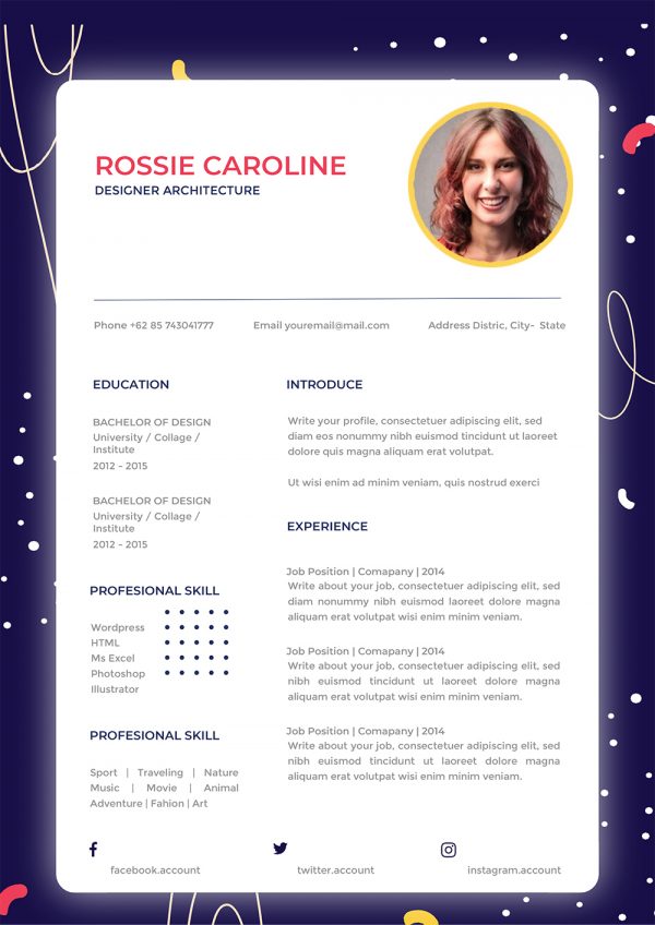 Simple Creative Resume Template