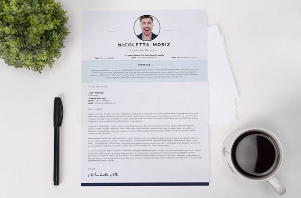 Swiss Style Cover Letter Template