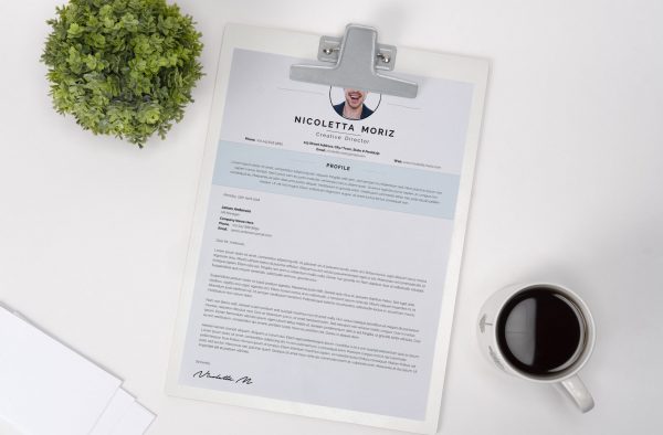 Swiss Style Cover Letter Template