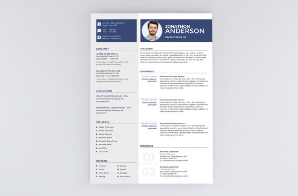 Minimalistic Resume Template