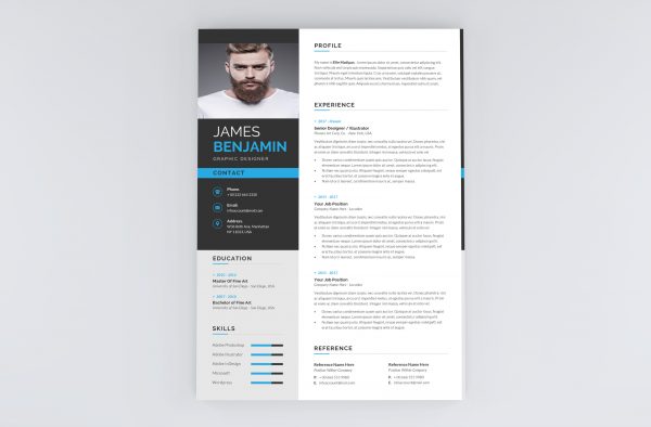 Resume template in English