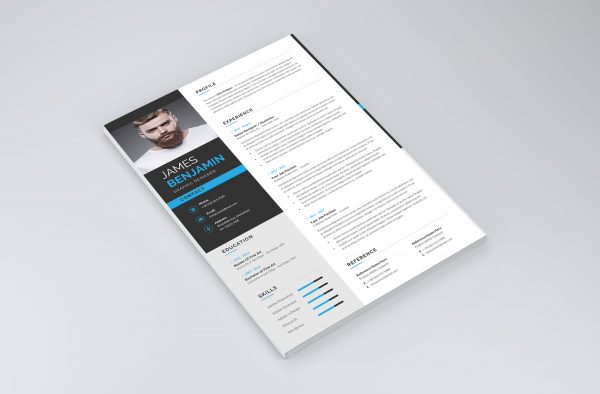 Resume template in English