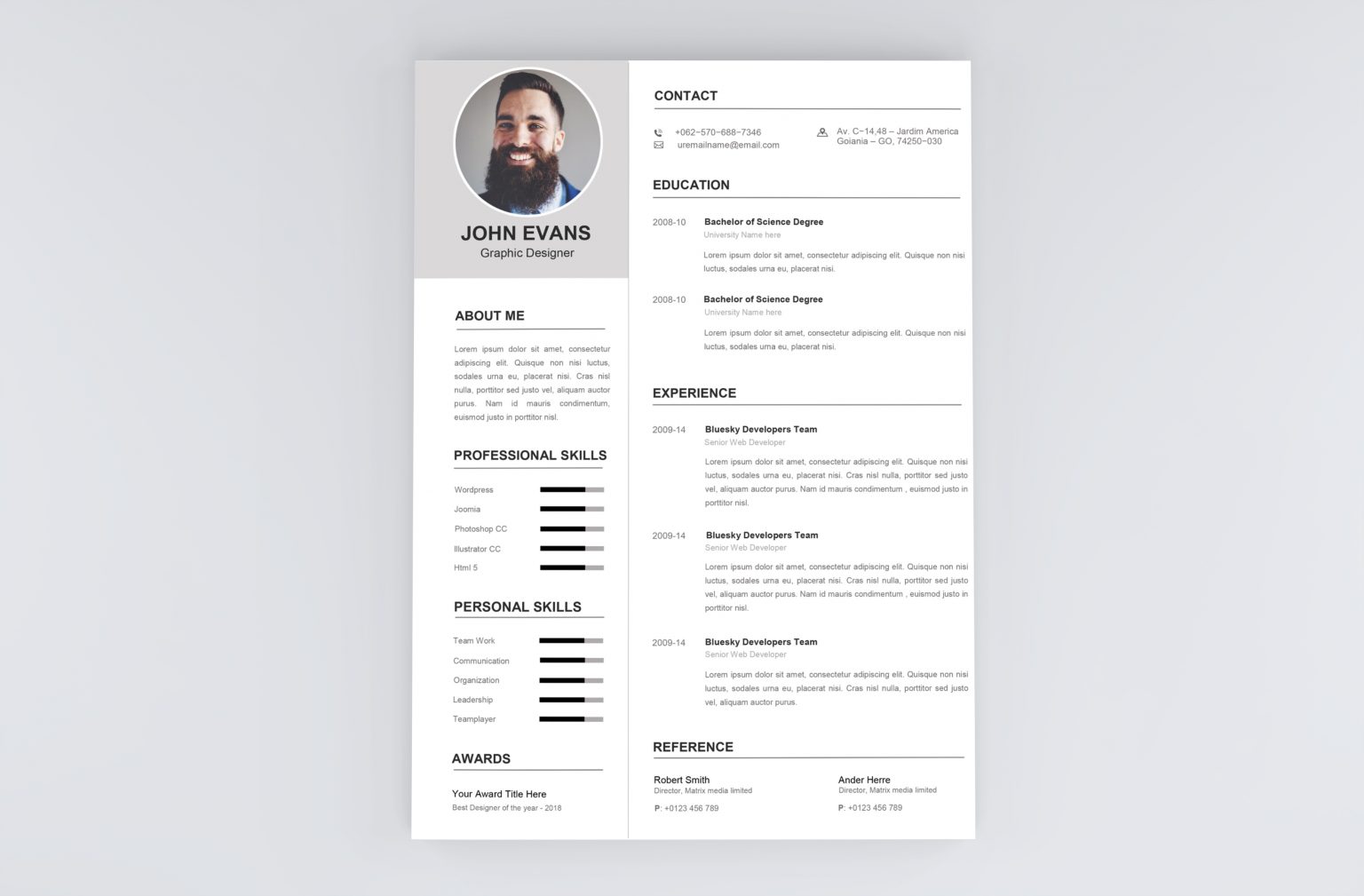 best resume template 2021 free download