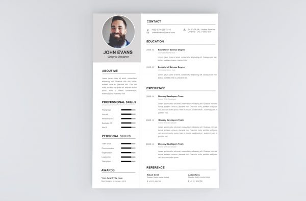 Attractive Resume Template 2021