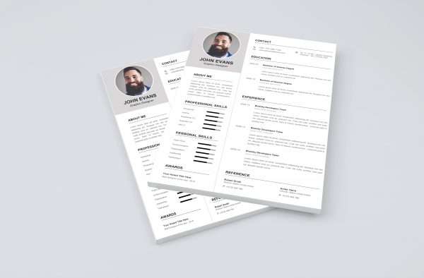 Attractive Resume Template 2021