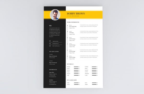 Best Simple Resume Template 2021