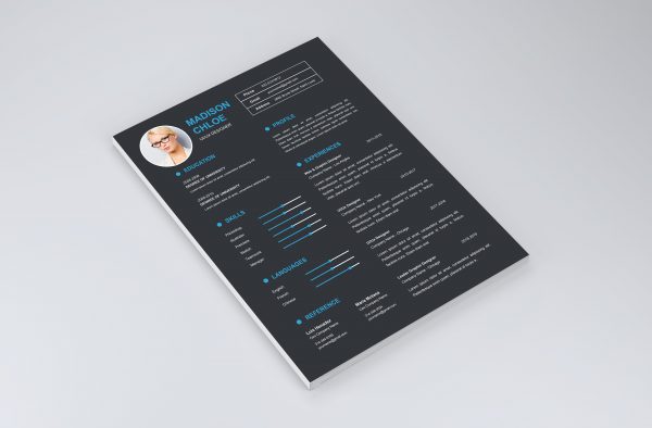 Clean & Professional Editable Word CV Template