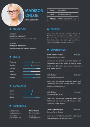 Clean & Professional Editable Word CV Template