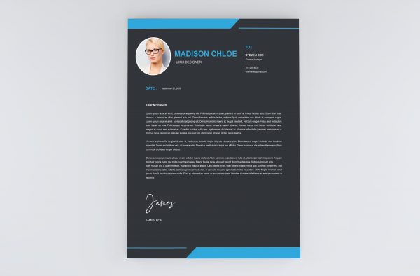 Clean & Professional Editable Word Cover Letter Template