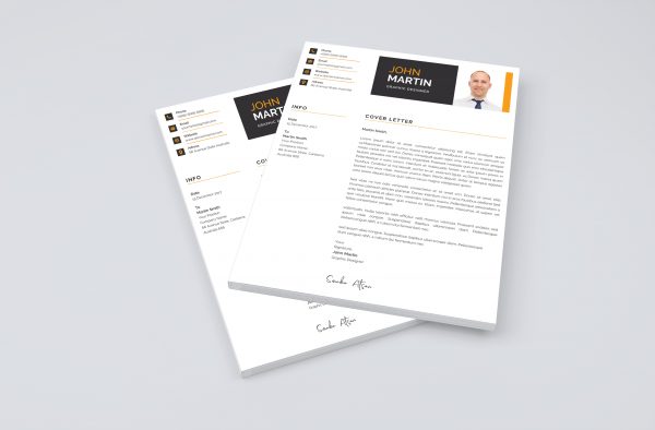 Clean and Creative Modern Cover Letter Template