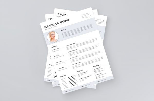 Cleaner CV template