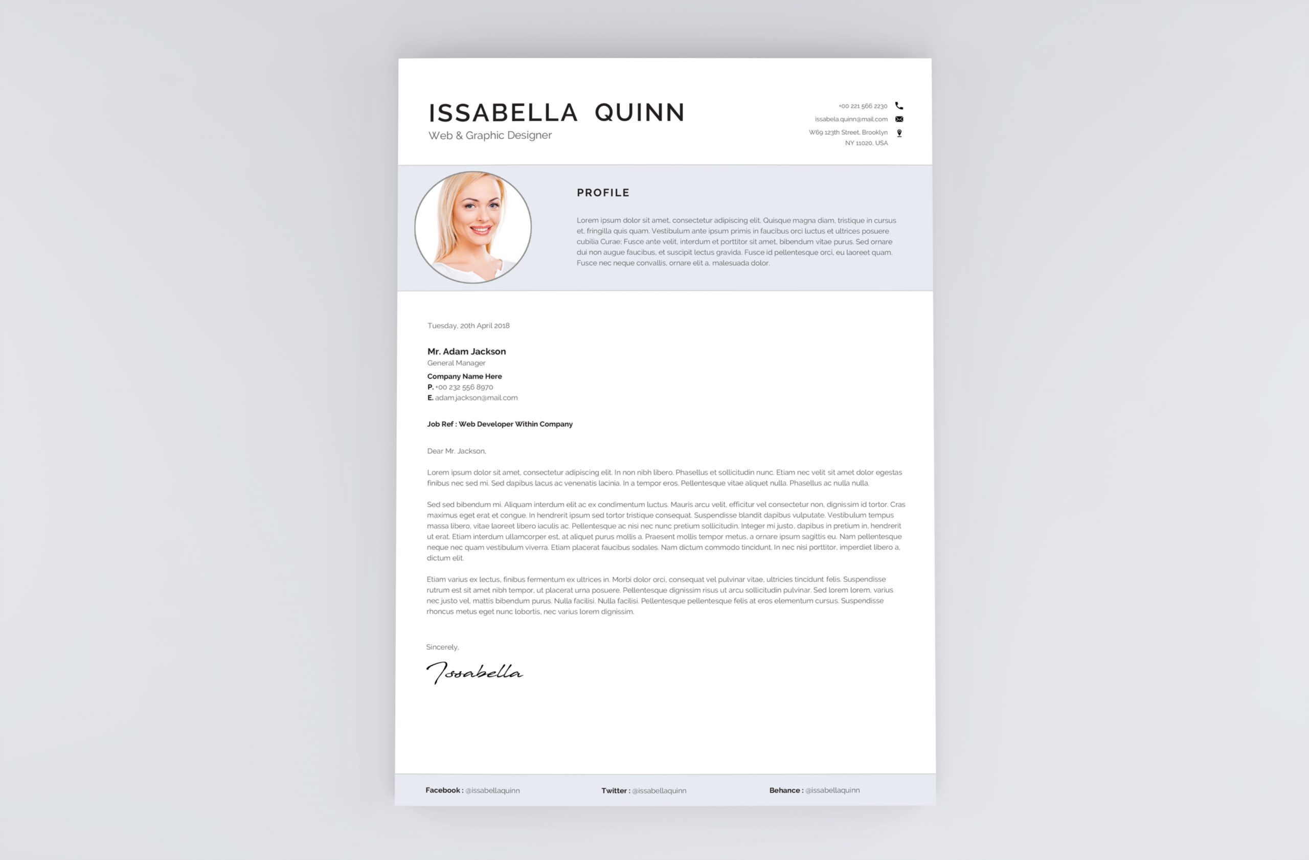 Cleaner Cover Letter Template for 2021 to download Word format