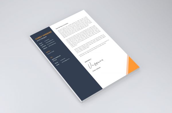 Creative Word Cover Letter Template