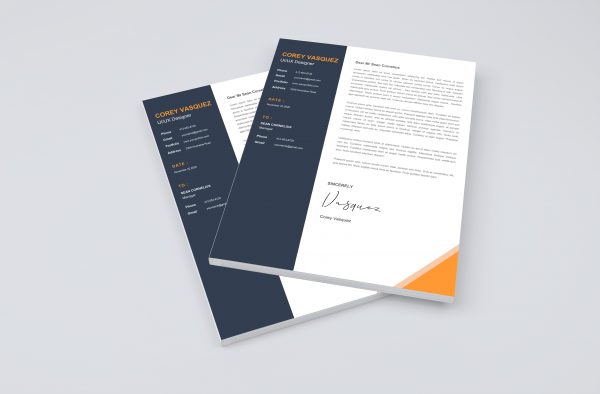 Creative Word Cover Letter Template