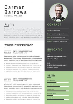 Manager Resume Template