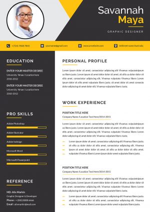 Ms Word Resume Template