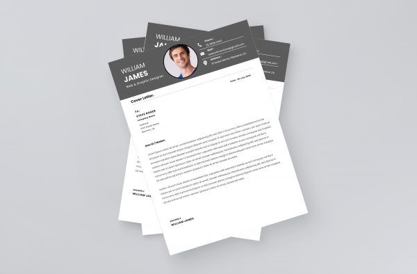 Professional Clean Cover Letter Template