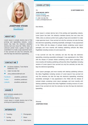 Professional Cover Letter Template Word