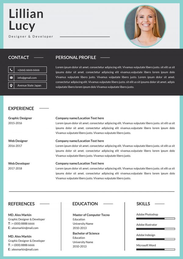 Professional Resume Template 2021