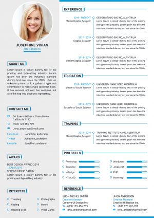 Professional Resume Template Word