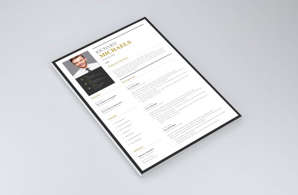 Professional Simple Resume Template